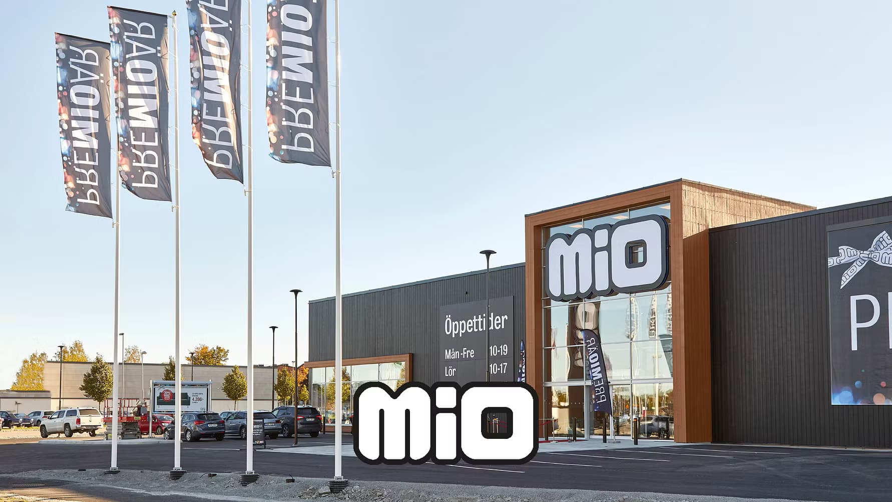 Mio kommer till Tanum Shoppingcenter